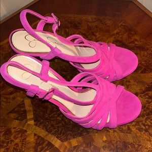 Jessica Simpson magenta pink heels size 9